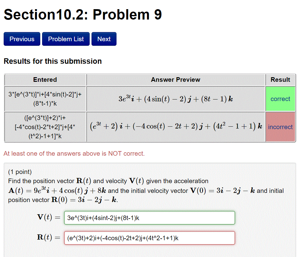 Solved Find The Position Vector R T And Velocity V T Gi Chegg Com