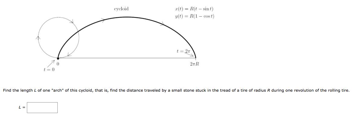 Solved The Arc Length L Of A Curve Given Parametrically B Chegg Com