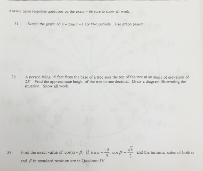 Solved Sketch The Graph Of Y Y 2sin X 1 For Two Period