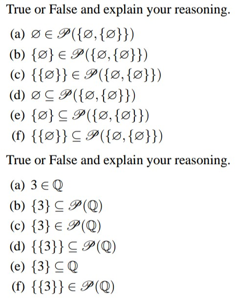 Solved True Or False And Explain Your Reasoning A Phi Chegg Com