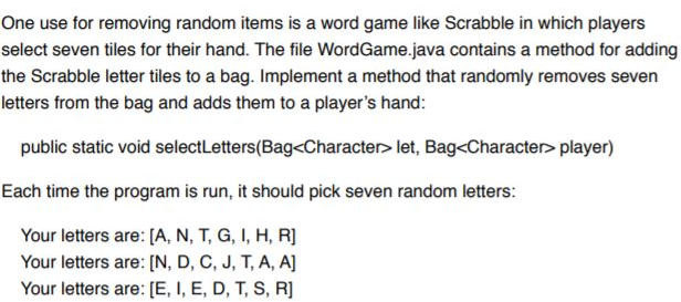 Solved Java Question Wordgame Beginnings Of A S Chegg Com