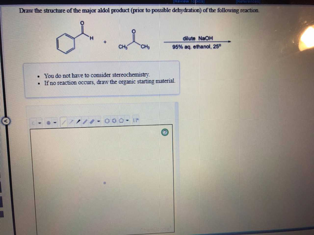 Solved: Draw Major Topics Of Structure The Aldo ... Review The