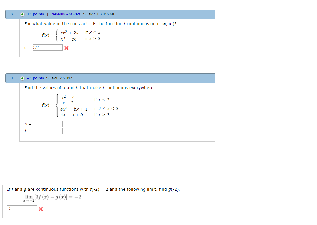 Solved For What Value Of The Constant C Is The Function F Chegg Com