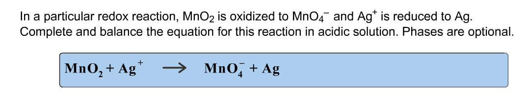 Solved: In A Particular Redox Reaction, MnO2 Is Oxidized T... | Chegg.com