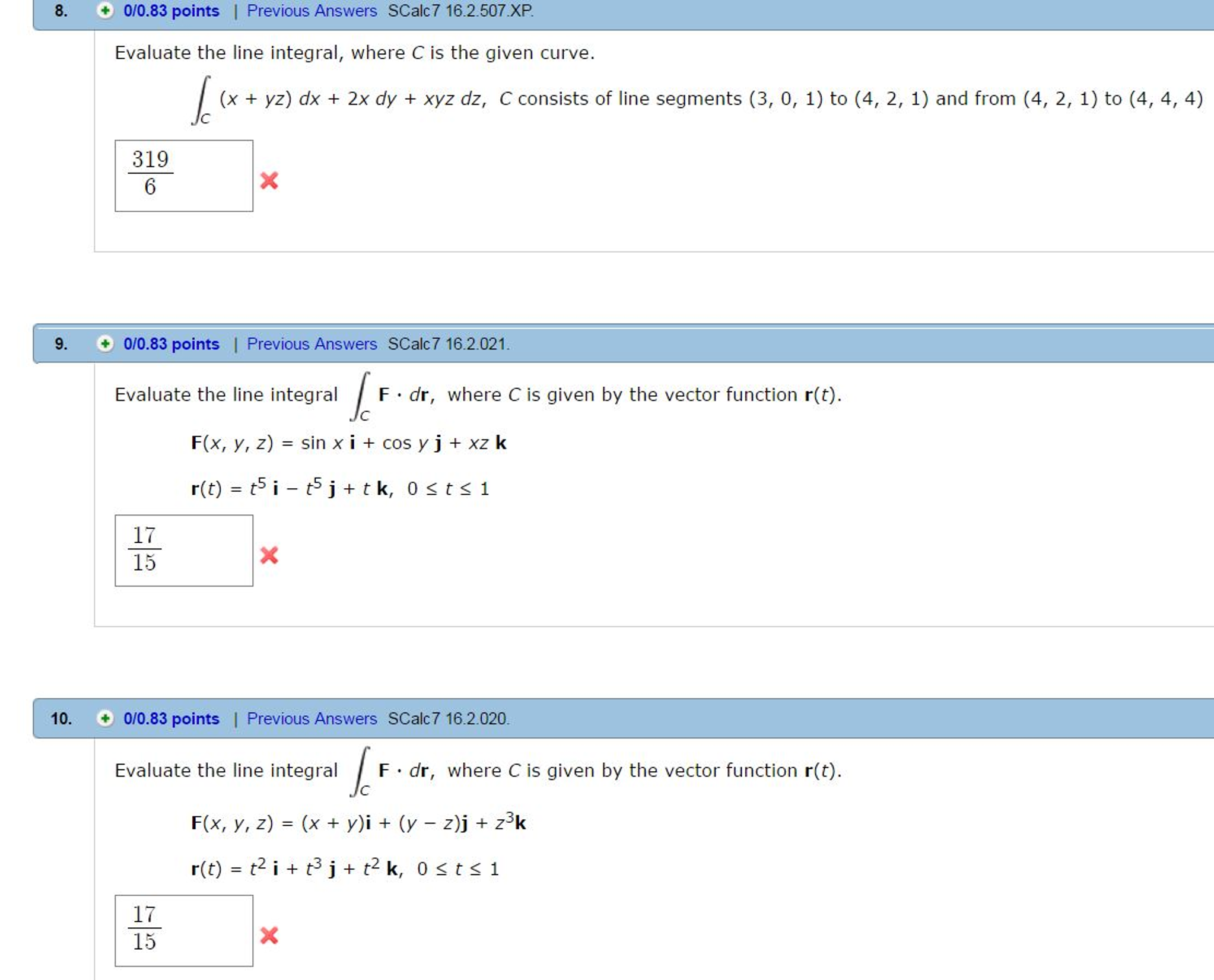 Solved Evaluate The Line Integral Where C Is The Given C Chegg Com