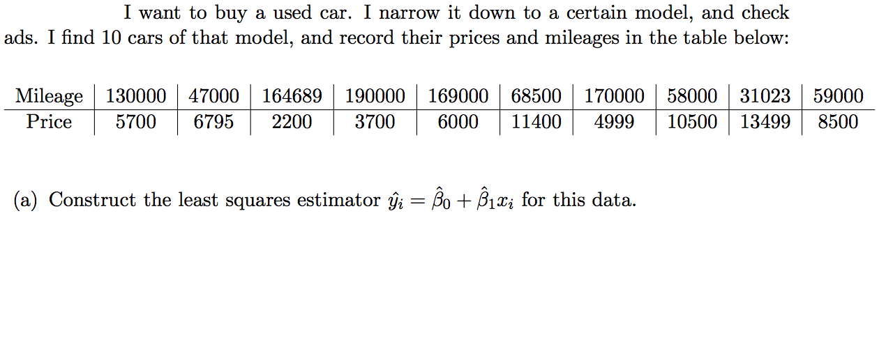 I Want To Buy Used >> Solved I Want To Buy A Used Car I Narrow It Down To A Ce I Want To Buy Used >> Solved I Want To Buy A Used Car I Narrow It Down To A Ce