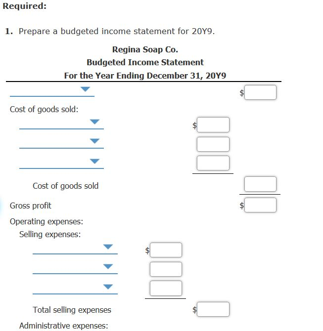 Solved: Budgeted Income Statement And Balance Sheet As A P  