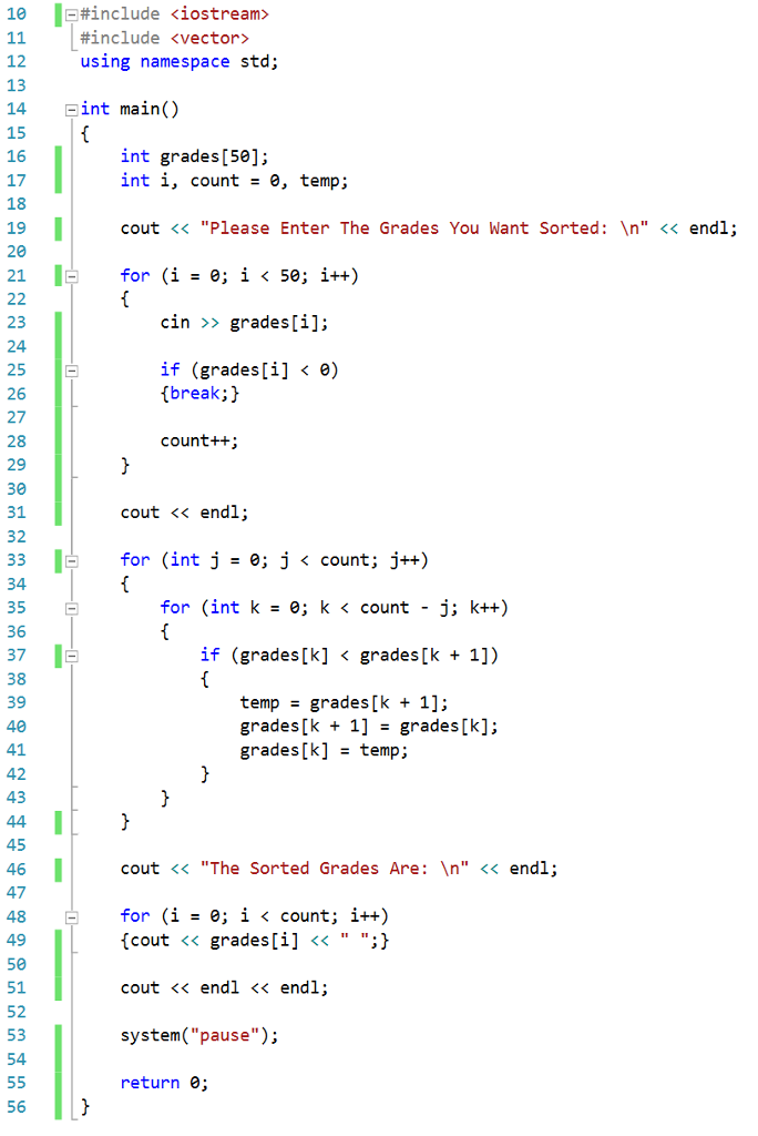 Solved Write A C Program That Reads A Set Of Numerical Chegg Com