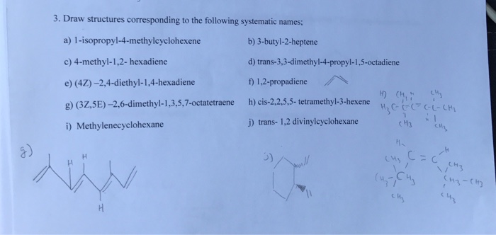 Solved Draw Structures Corresponding To The Following Sys