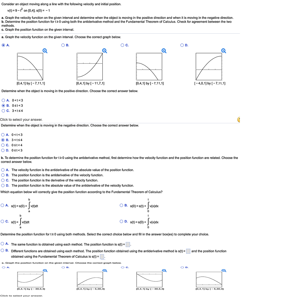 Solved Consider An Object Moving Along A Line With The Fo Chegg Com