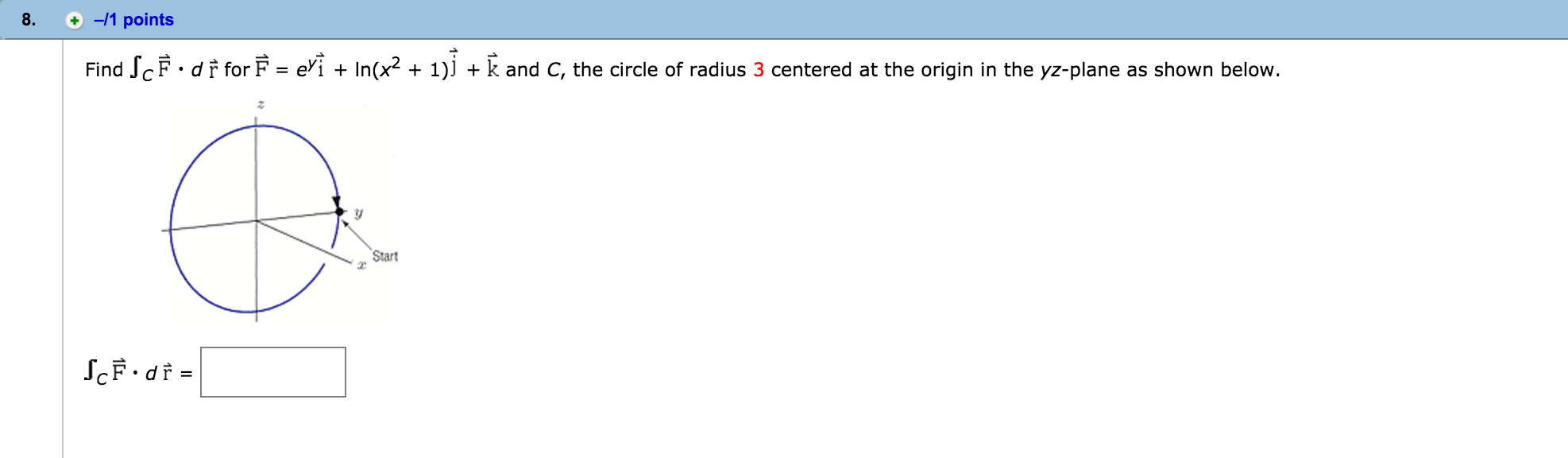 Solved Find Integrate C F D R For F E Yi Ln X 2 1 J Chegg Com