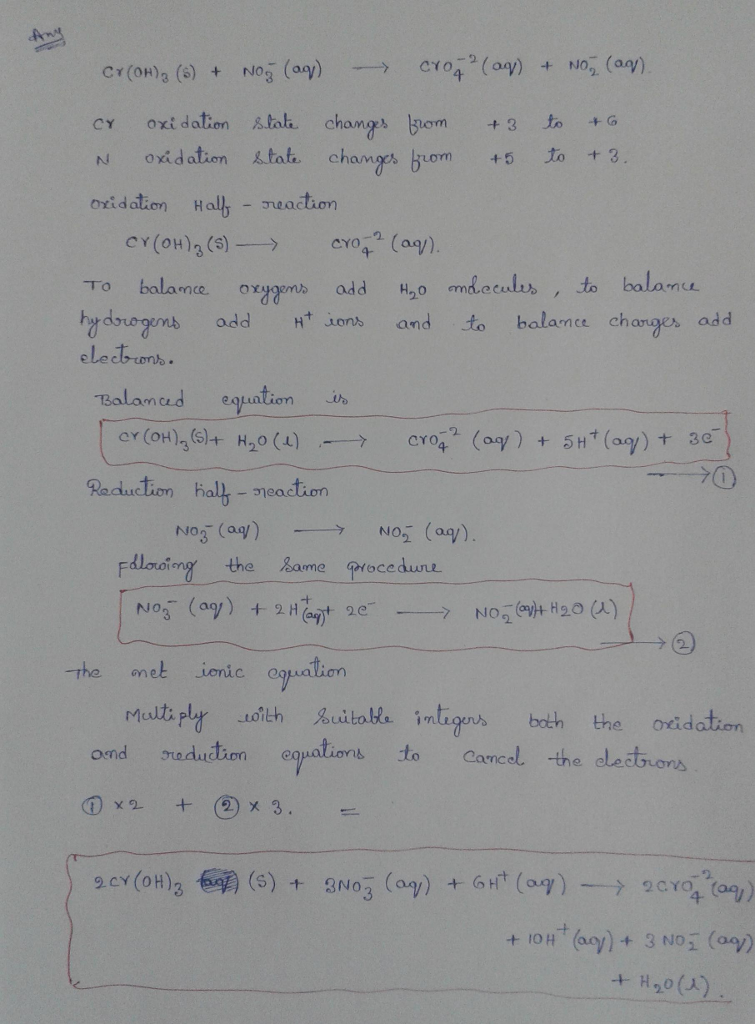 Question & Answer: Rr the four questions below related to the spontaneous redox reaction that occurs when..... 1