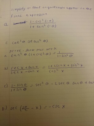 Solved Simplify So That Np Quatients Appears In The Final Chegg Com