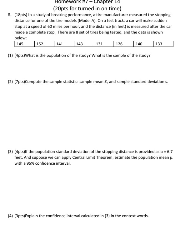 Braking distance picture
