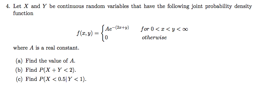 Solved Let X And Y Be Continuous Random Variables That Ha Chegg Com