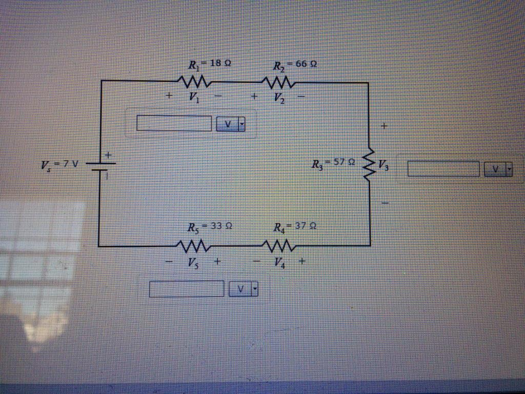 Solved Part A Voltage Division Part 1 For The Circuit Chegg Com