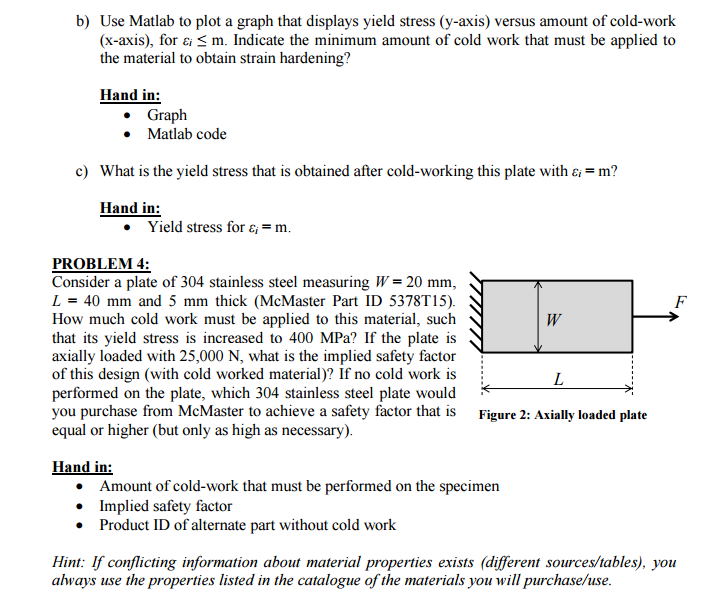 Solved Problem 1 Find The Ultimate Tensile Strength An Chegg Com