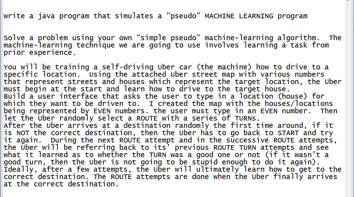 simple machine learning program