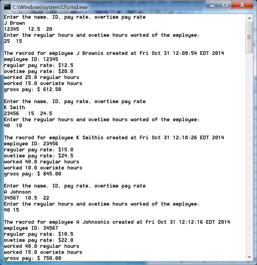 Pay java homework
