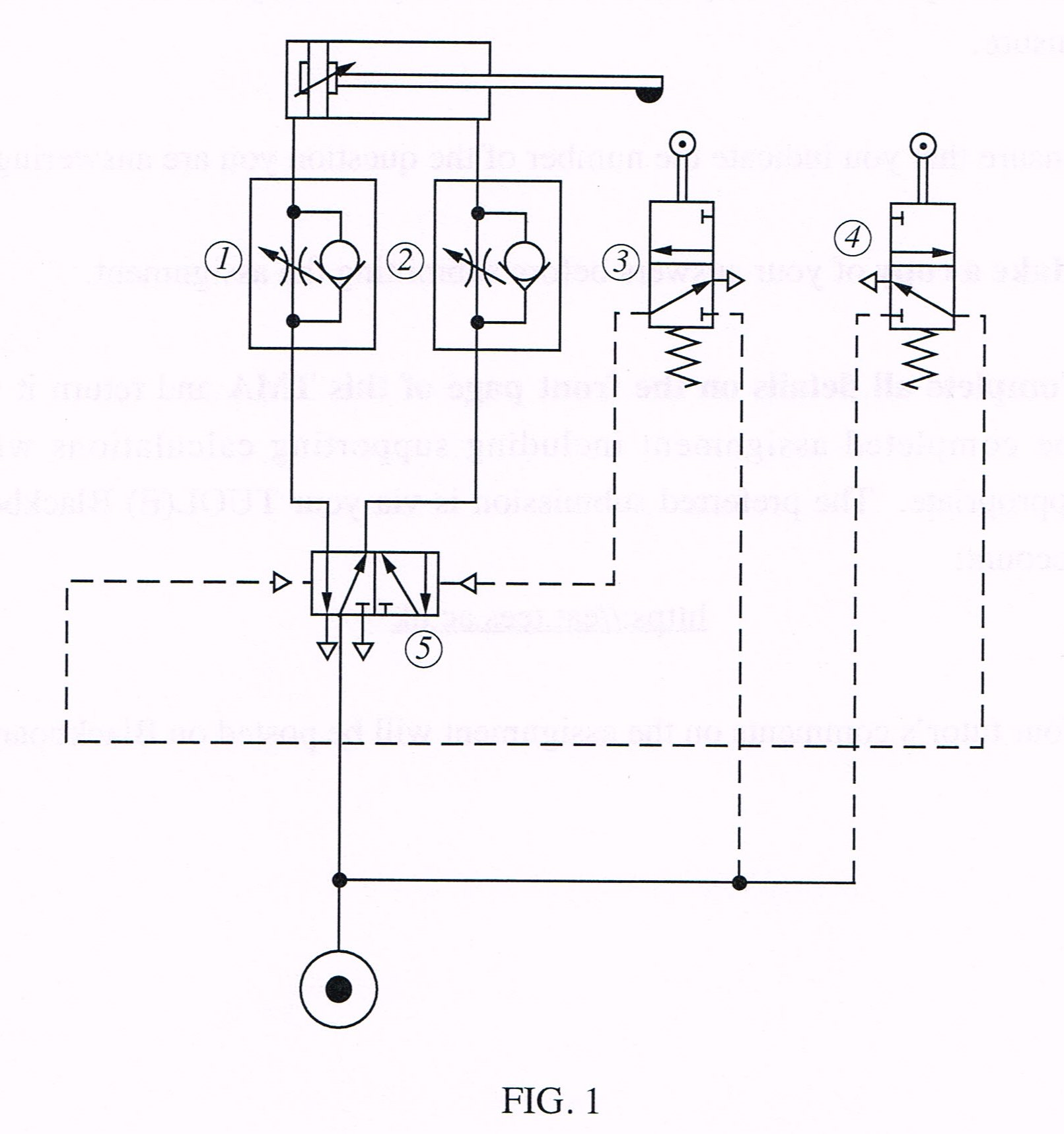 Solved: Fig 1 Shows A Pneumatic Circuit Diagram Used For A ...