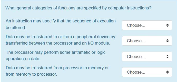 solved what general categories of functions are specified chegg com functions are specified chegg
