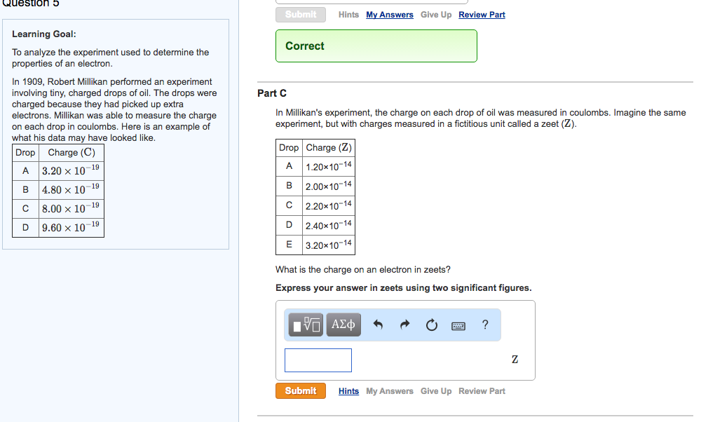 What Is The Charge On An Electron In Zeets