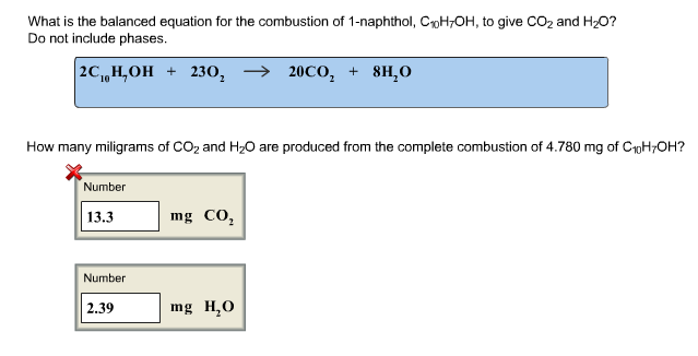 Solved What Is The Balanced Equation For The Combustion Of Chegg Com