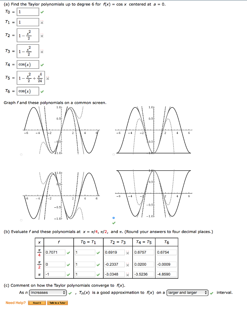 Evaluate F And These Polynomials At X Pi 4 Pi 2 And Chegg Com