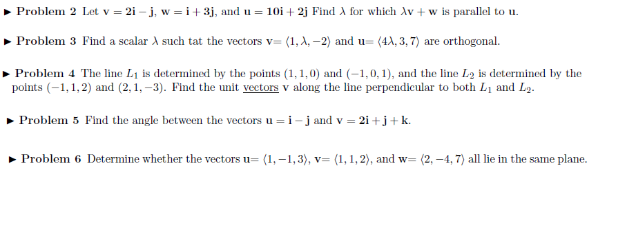 Solved Let V 2i J W I 3j And U 10i 2j Find Chegg Com