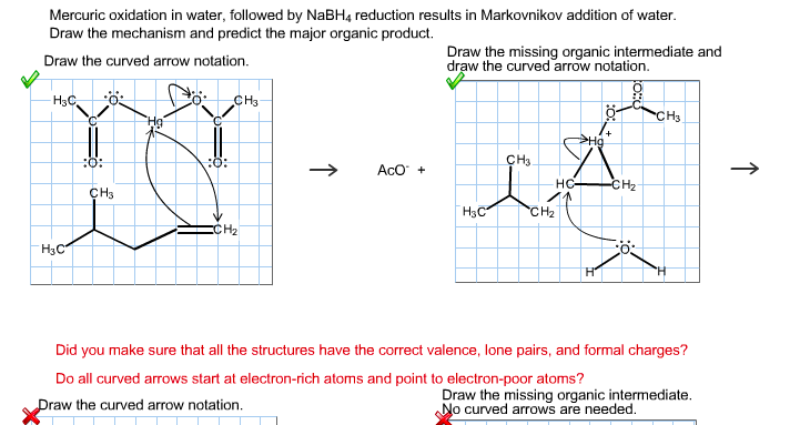 Solved Mercuric Oxidation In Water Followed By Nabh4 Chegg Com