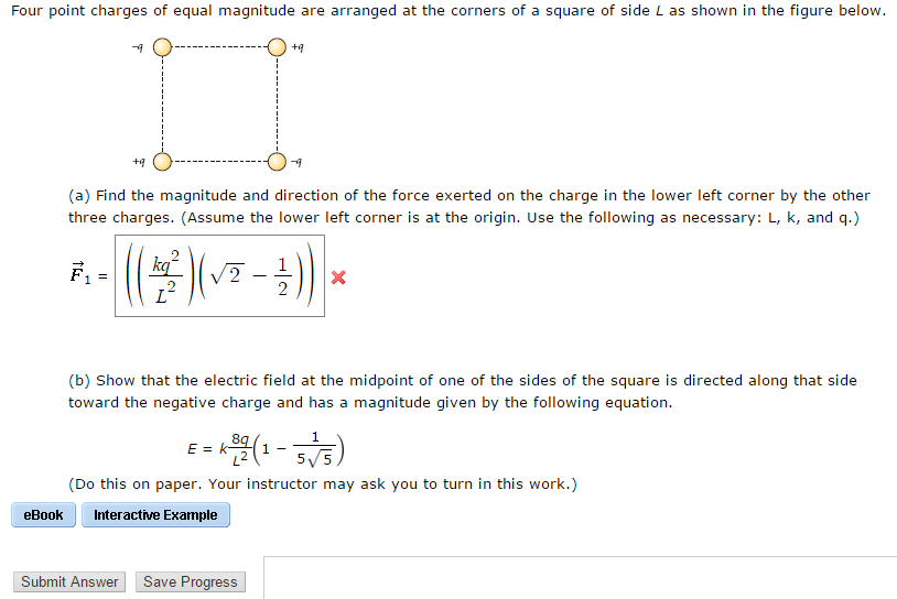 equal charges physics calculator