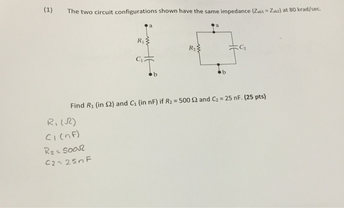 The two circuit configurations shown have the same