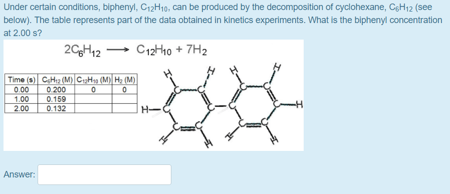 Under Certain Conditions Biphenyl C12h10 Can Be Chegg Com