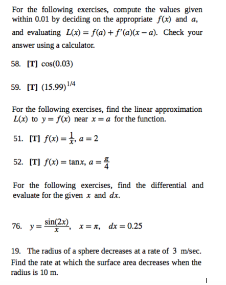 Solved For The Following Exercises Compute The Values Gi Chegg Com