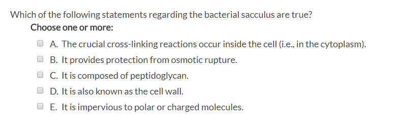 Solved Which Of The Following Statements Regarding The Ba Chegg Com