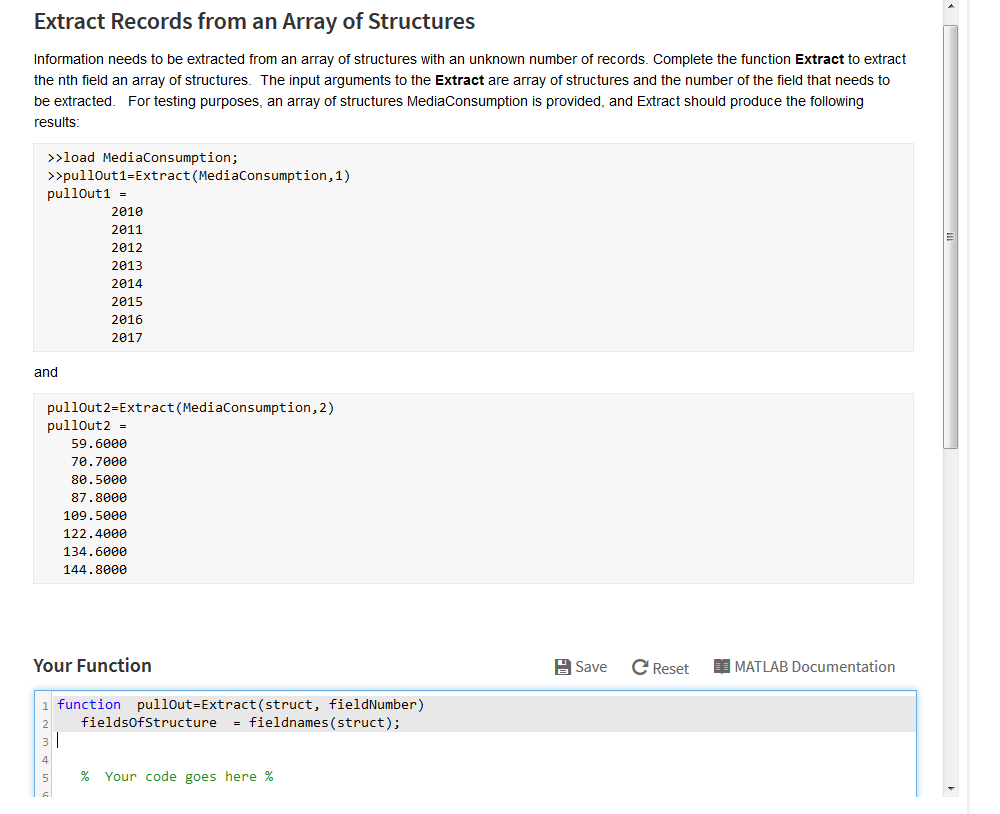 struct in matlab 2012