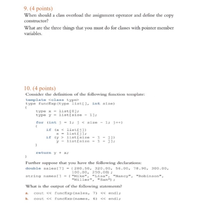 Copy constructor c++ picture
