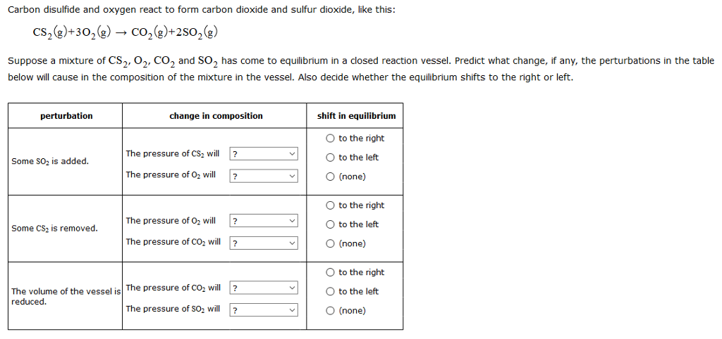 Solved Carbon Disulfide And Oxygen React To Form Carbon Chegg Com