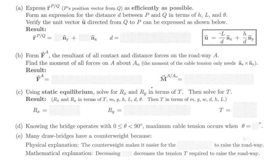 16 12 Fe Eit Review Static Equilibrium Of A Draw Chegg Com