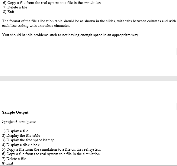 Problem Overview The Project Must Be Written In C Chegg Com