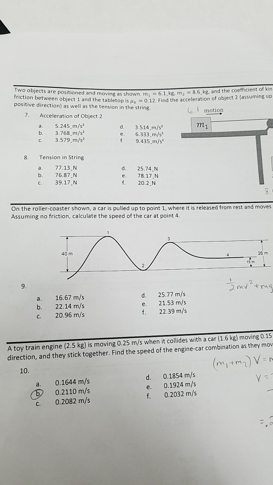 Solved And Moving As Shown M Positive Direction As Well Chegg Com