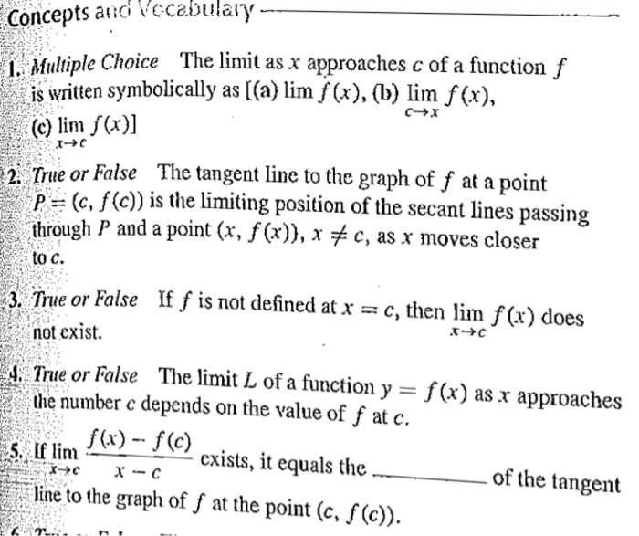 Solved Concepts Afici Vocabulary L Multiple Choice The L Chegg Com