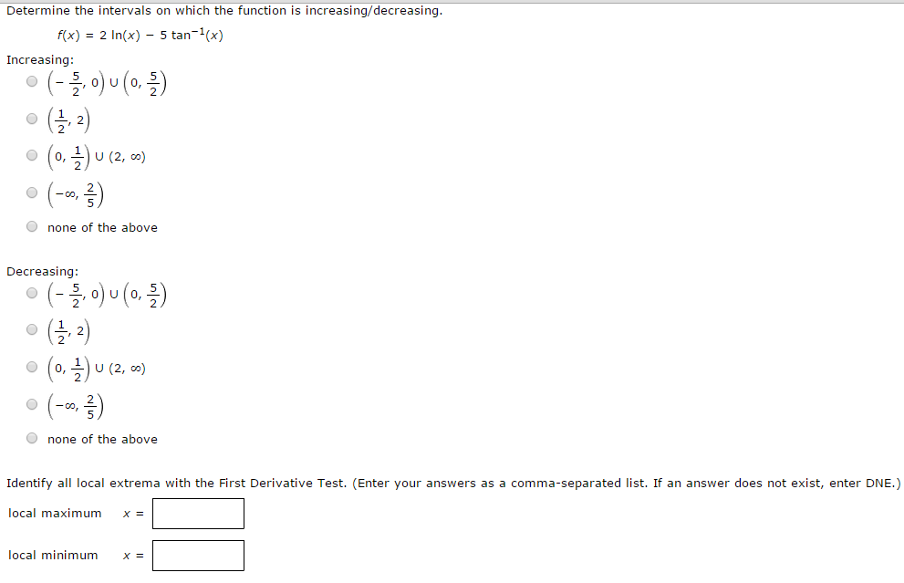 Determine The Intervals On Which The Function Is Chegg Com