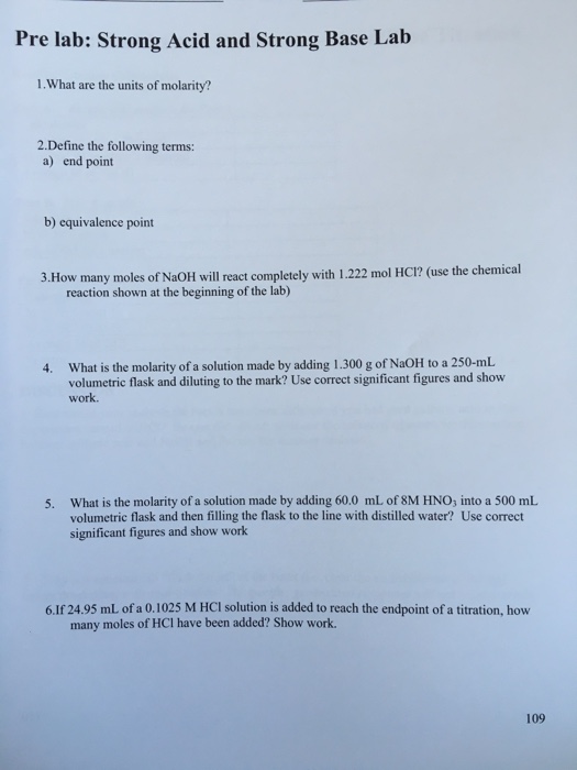 Solved What are the units of molarity? 2. Define the | Chegg.com
