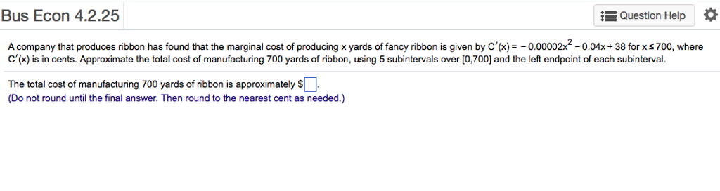 A Company That Produces Ribbon Has Found That The A Company That Produces Ribbon Has Found That The