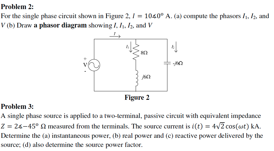 math factor solver problem The Solved: F Phase 2: Shown In Circuit For Problem Single