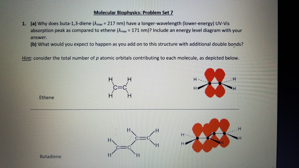 Biophysics: 1. Molecular Solved: Doe Set Problem (a) ... 7 Why