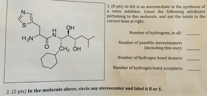 Solved Count Number Of Hydrogens Stereoisomers Hydrogen Chegg Com