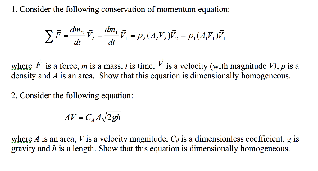 momentum formula