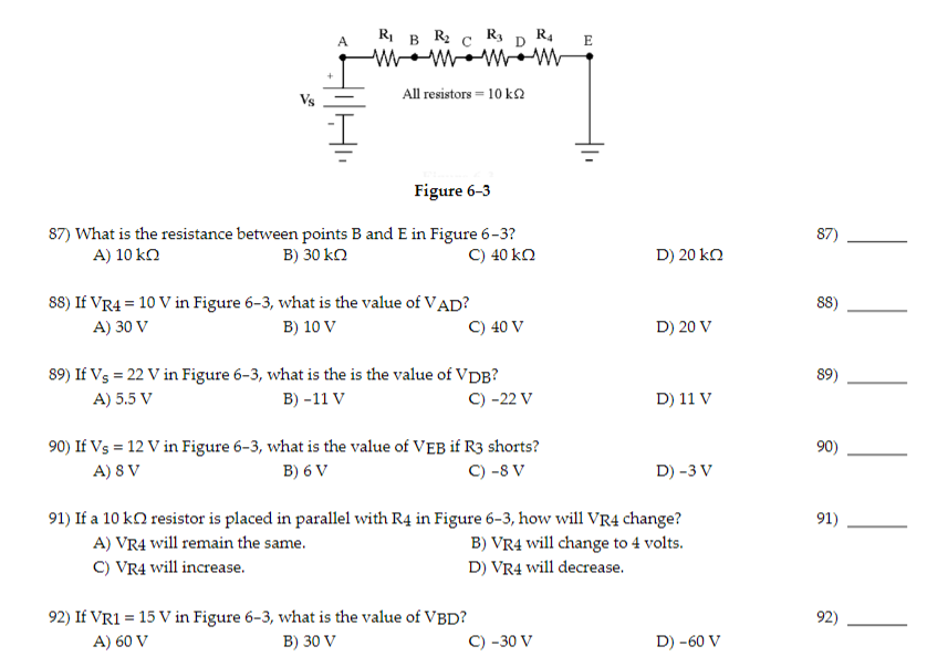 Solved All Resistors 10 K2 Figure 6 3 87 What Is The Re Chegg Com